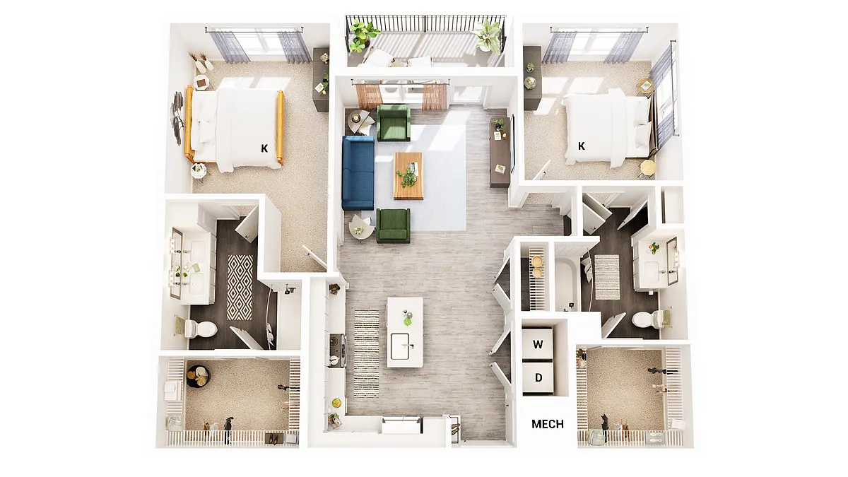 Floor plan B3