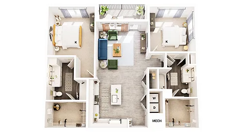 Floor plan B3