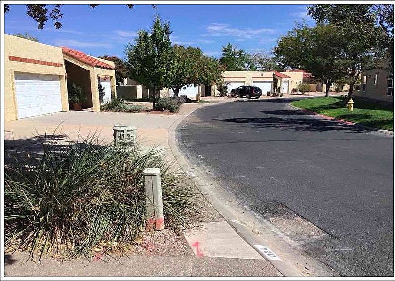 Street view form townhouse