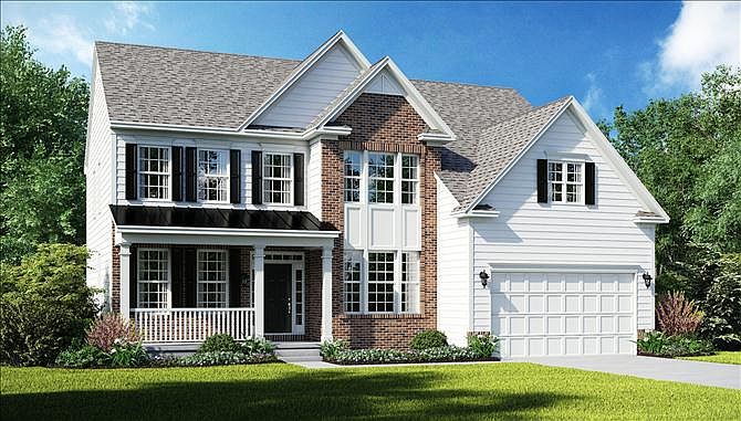 Exterior C with front porch