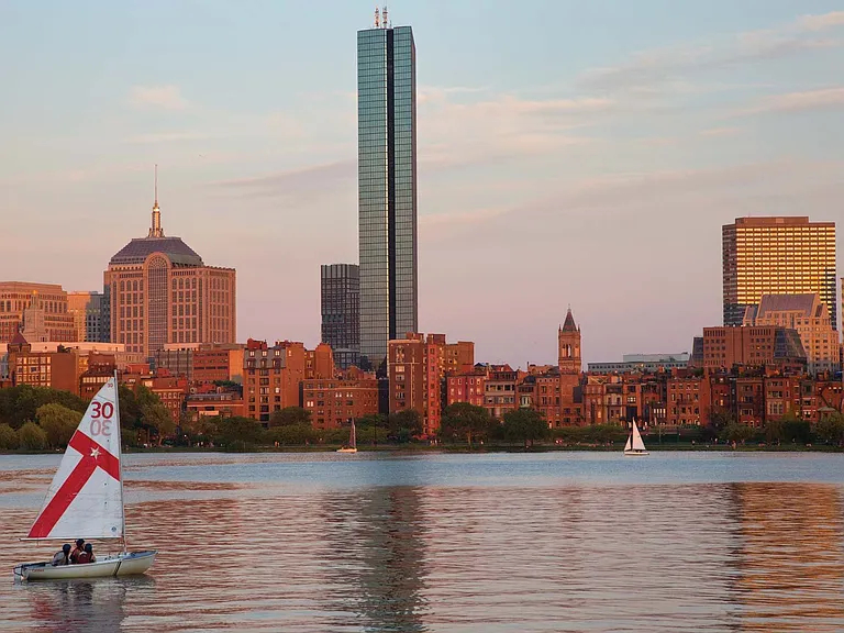 Kayak or boat in the Charles River, only a couple of blocks from Vivo Apartment Homes