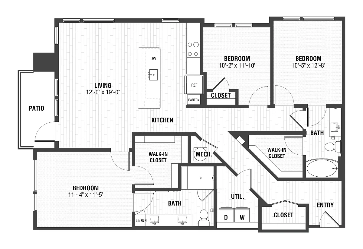 Floor plan C1B