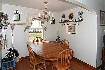 Dining Room with Hardwoods