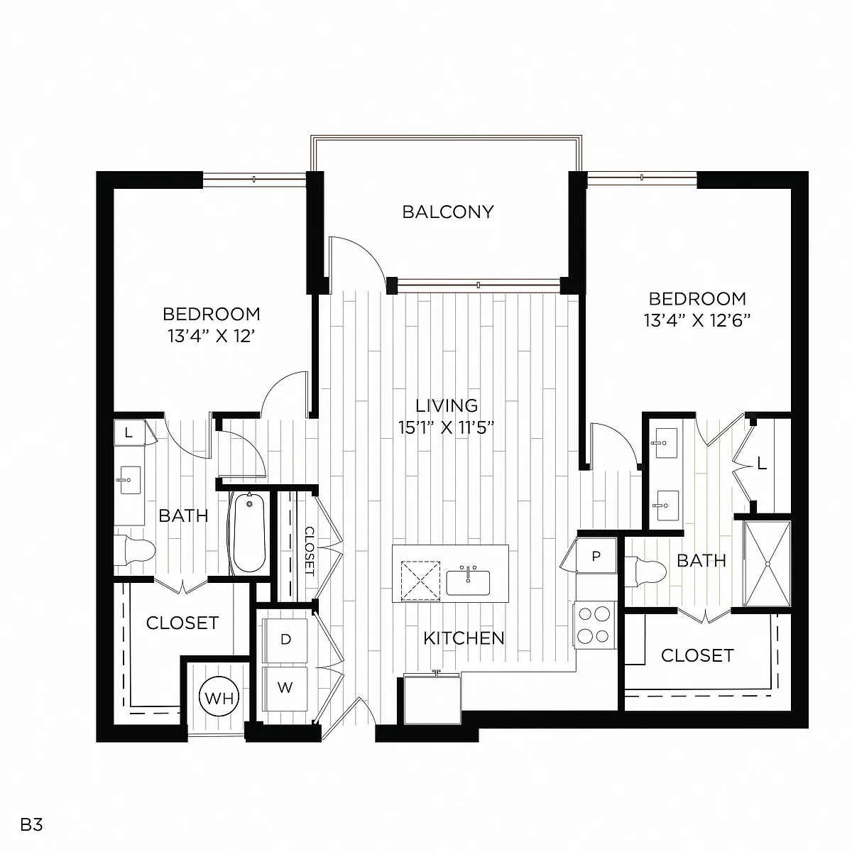 Floor plan B3