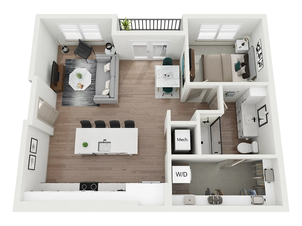 Floor plan A6S - District Square