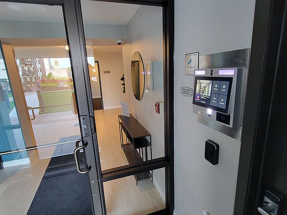 Secure Main Entrance with Butterfly Video Call Box System