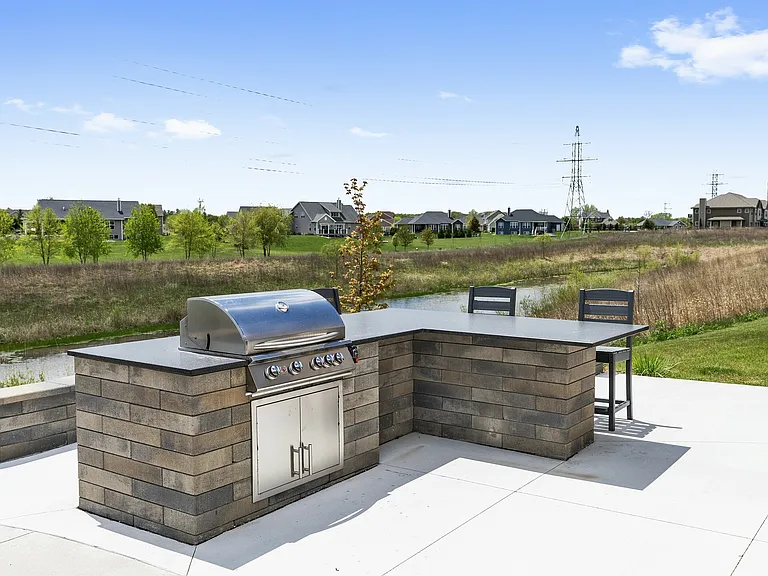 High Bluff Townhomes Outdoor Grilling Station