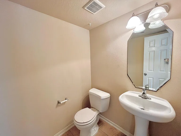 powder room off the living room