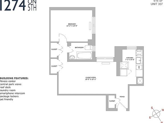 5th image of 1274 5th Ave APT 307