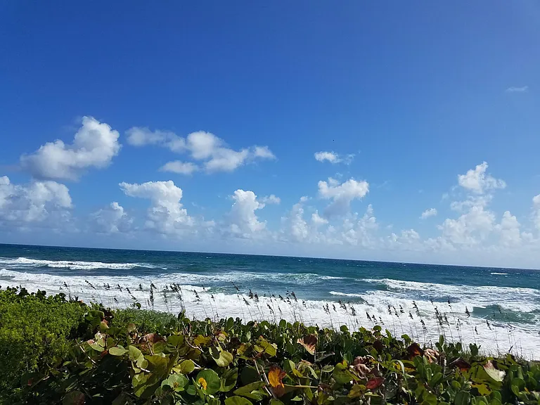 Private beach