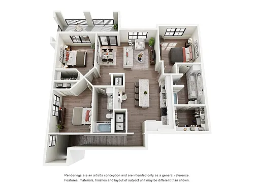 Floor plan C1A
