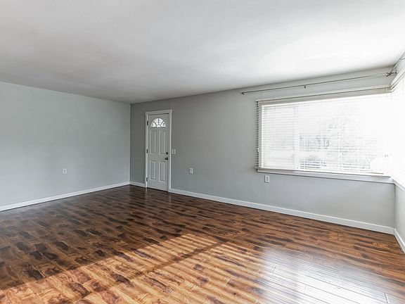 Front door entering the living room