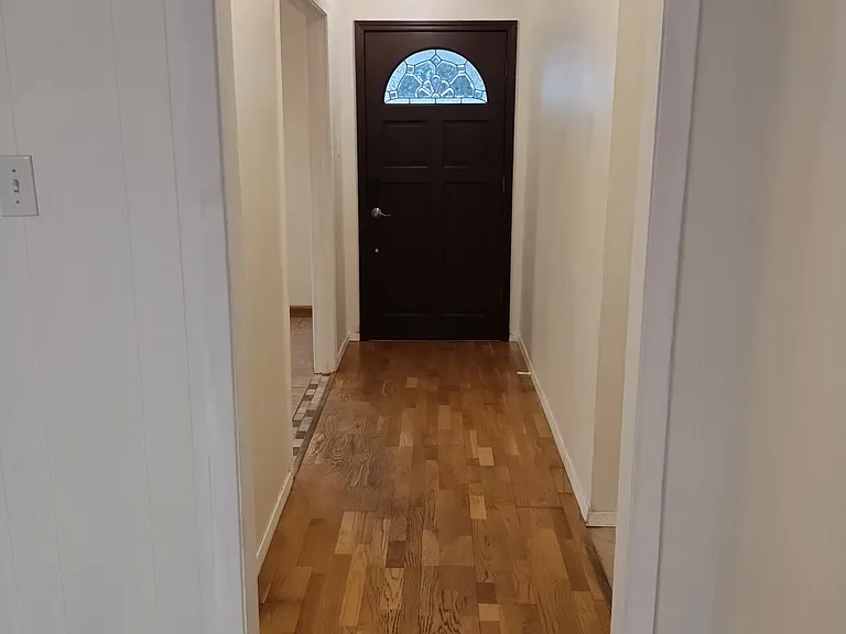 Entryway and front door.