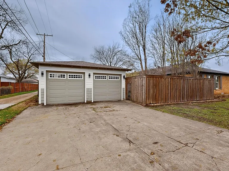 Garage with separate entry