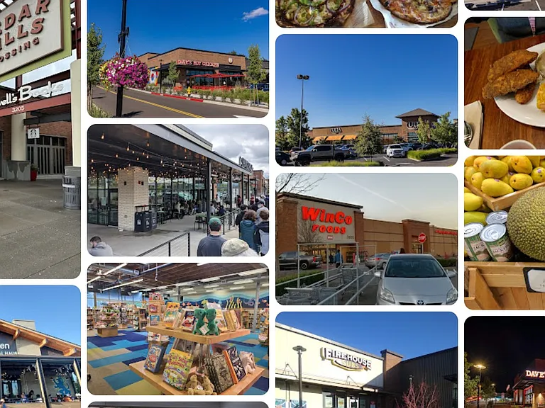 Cedar Hills Shopping and Restaurants