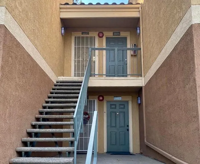 Entrance for condominium on 2nd floor