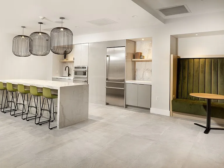 Resident lounge with kitchenette