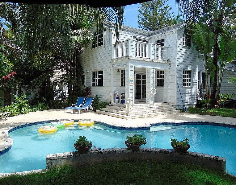 Backyard and pool