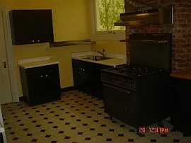 spacious kitchen large enough for another dining area