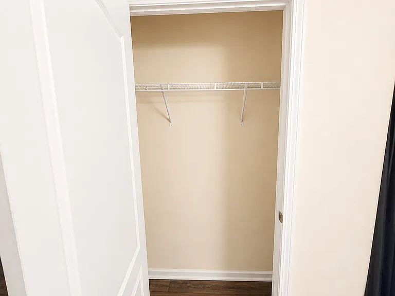 Master bedroom stand up closet