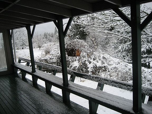 2007 snow day on deck