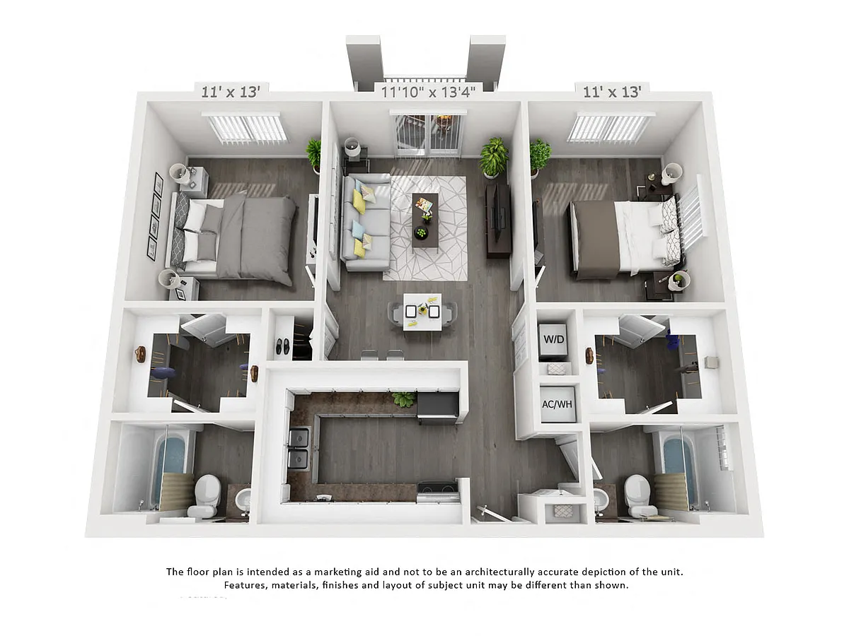 Floor plan Model B3