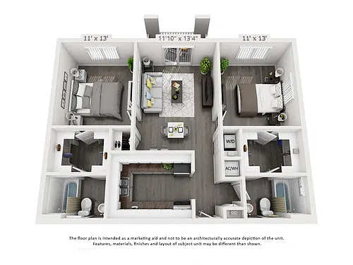 Floor plan Model B3