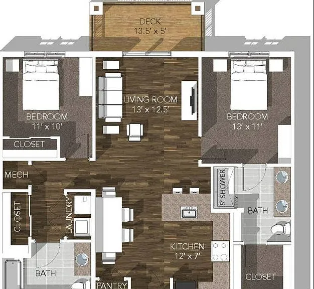 2 Bedroom Furnished 2 Bedroom Furnished