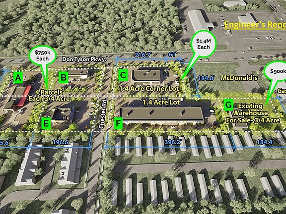 5th image of 6 Lots A F Don Tyson Blvd
