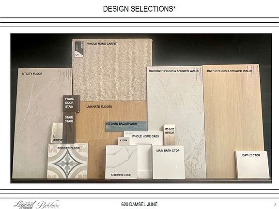 Representative photo of design selections for 620 Damsel June