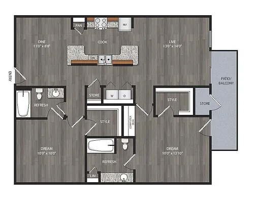 Floor plan B5
