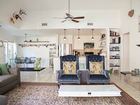 View of Living Area into Kitchen & Dining/Breakfast Nook