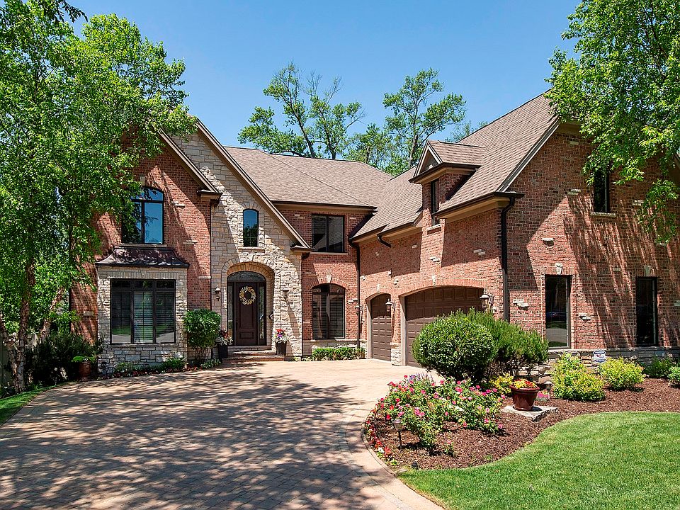 Beautiful brick exterior with brick paver driveway
