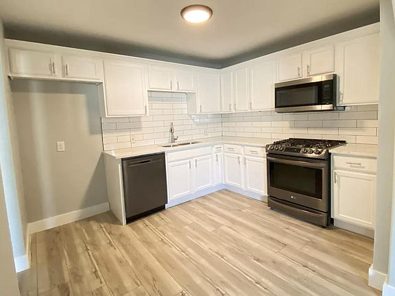 Kitchen with new cabinets and appliances
