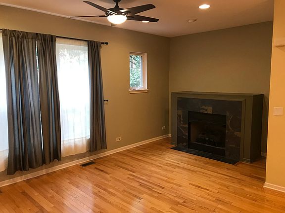 Living room with gas fireplace for cozy winter nights