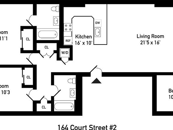 2nd image of 164 Court St #2