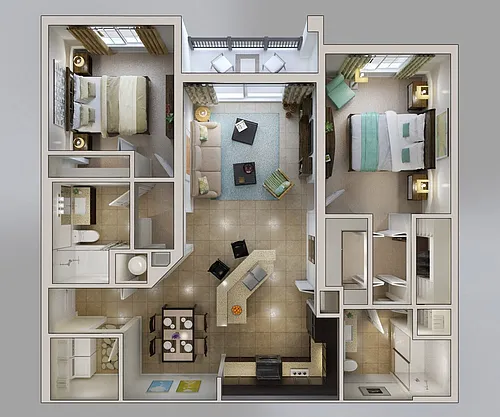 Floor plan B2A