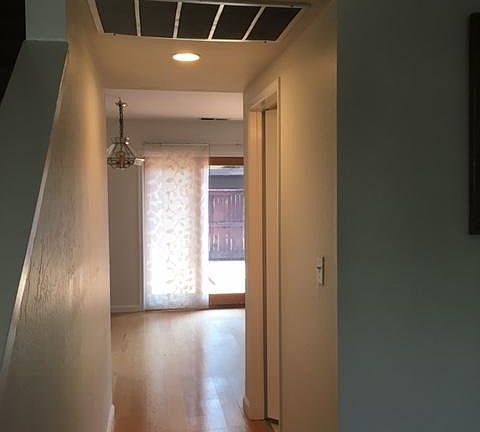 lower hall to dining area and guest bath