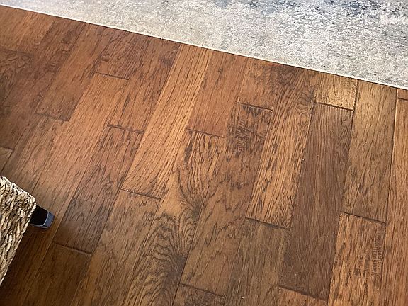 Luxury vinyl plank floor