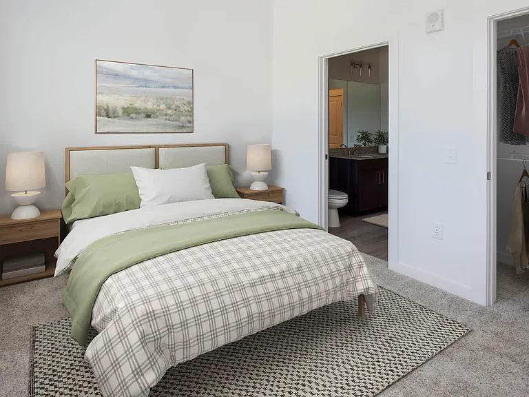 Carpeted Bedroom