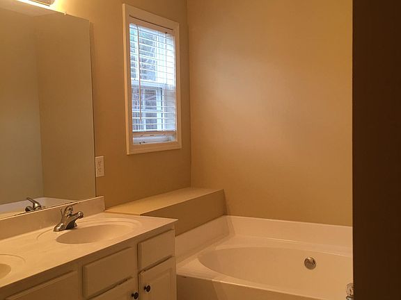 Master bath with garden tub