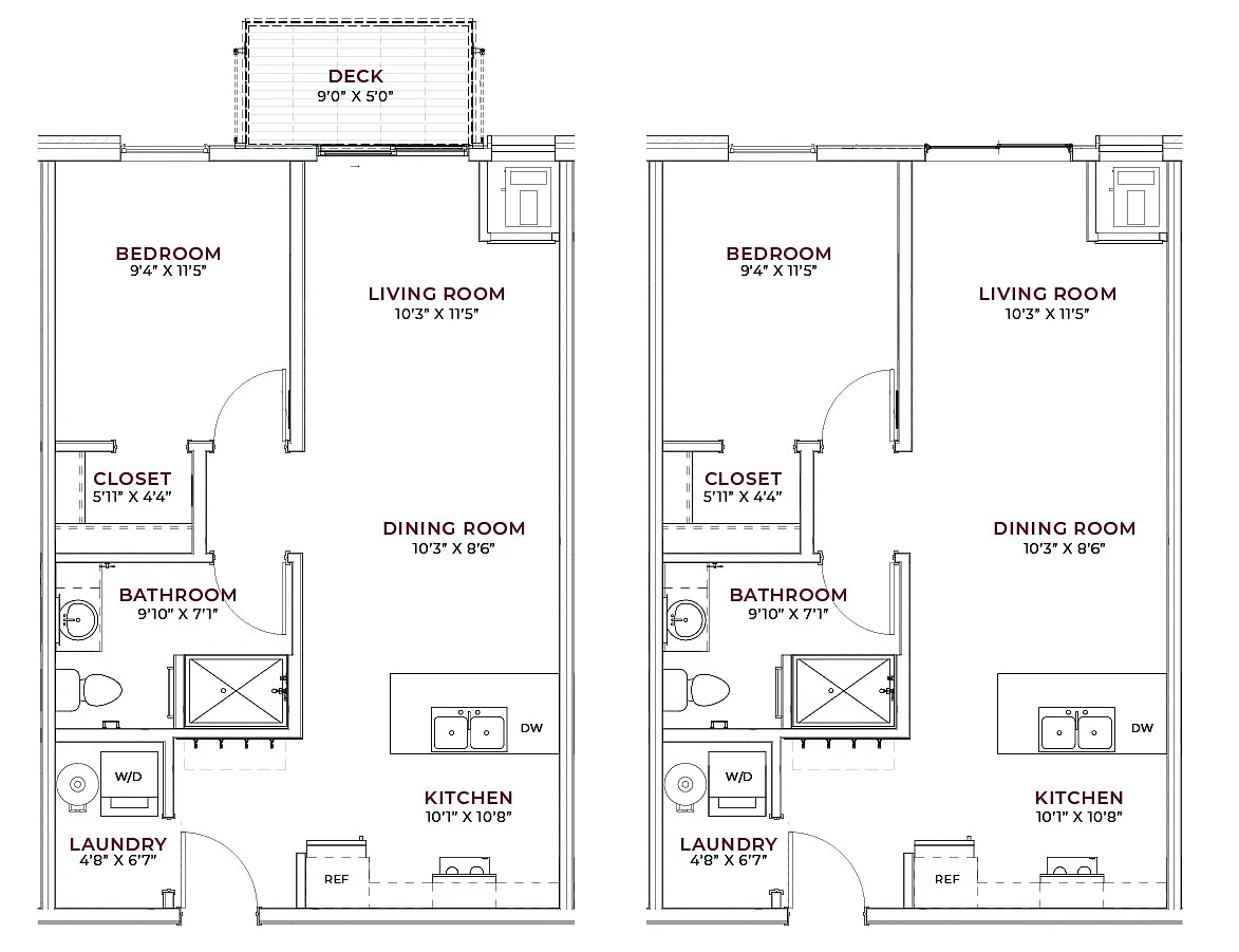 Floor plan The Steele