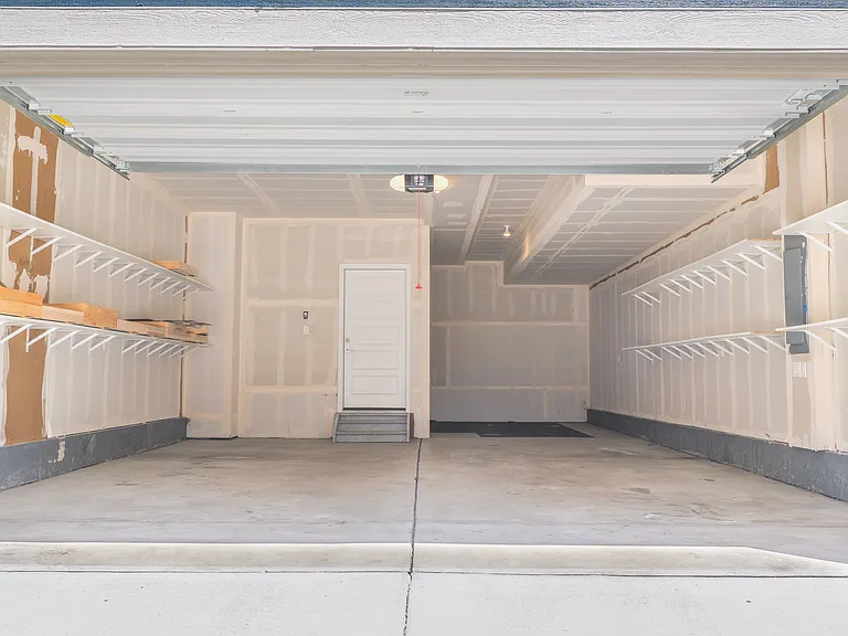 Spacious three car garage
