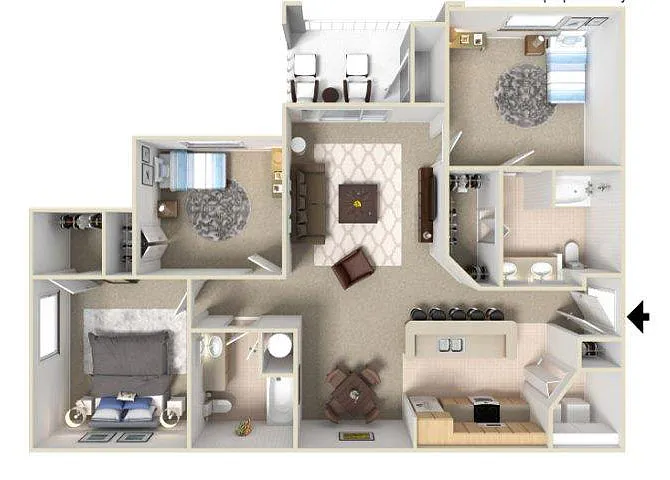Floor plan Beaufort