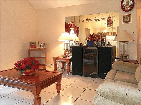 Tile flooring throughout