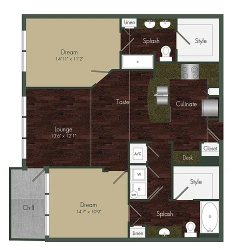 Floor plan B2R