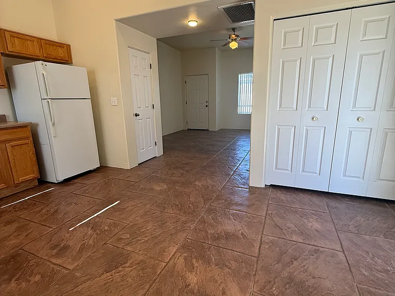 Kitchen from dining Room