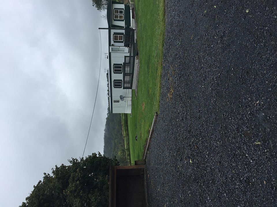 Country setting overlooking farm fields