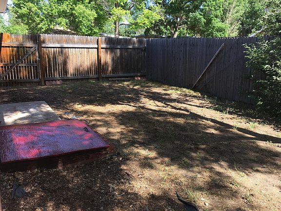 One of 2 side yards.