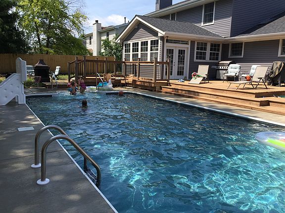 Salt h2o filter heated pool